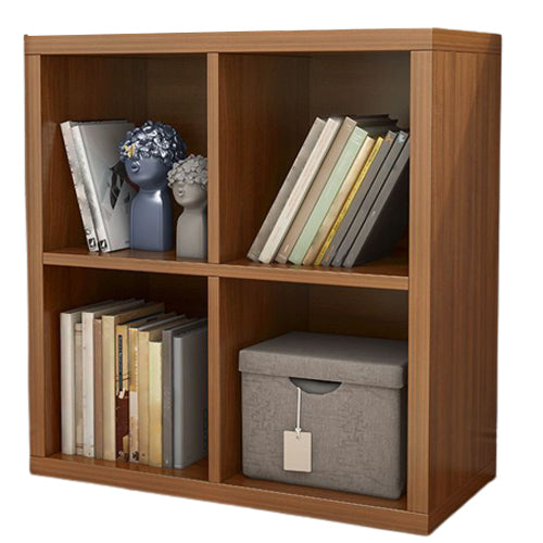 11.81"W Bookshelf Scandinavian Style Closed Back Bookcase for Home and Office