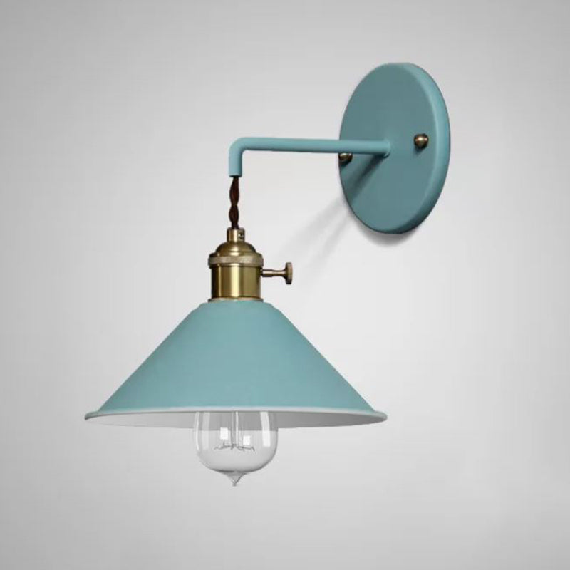 Flare Wall Mounted Lamps Modern Style Metal 1 Light Wall Light Sconces