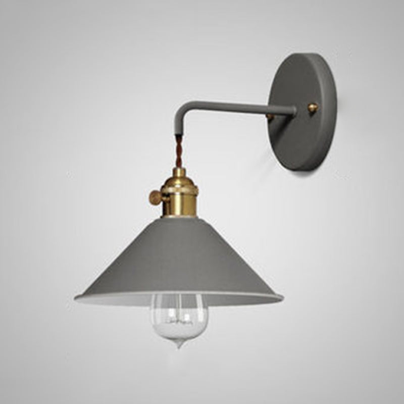 Flare Wall Mounted Lamps Modern Style Metal 1 Light Wall Light Sconces