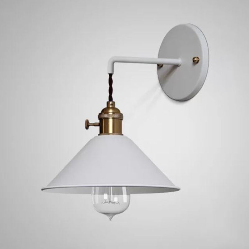 Flare Wall Mounted Lamps Modern Style Metal 1 Light Wall Light Sconces