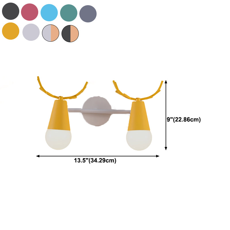 Multi-Colored Wall Sconce Light Nordic Minimalist Wall Lamp Sconces for Bedroom