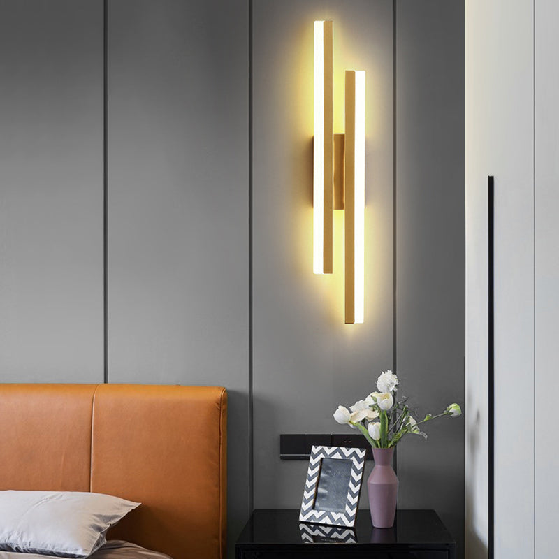 Modern Style Minimalist Wall Mount Light Metal LED Wall Light for Bedroom