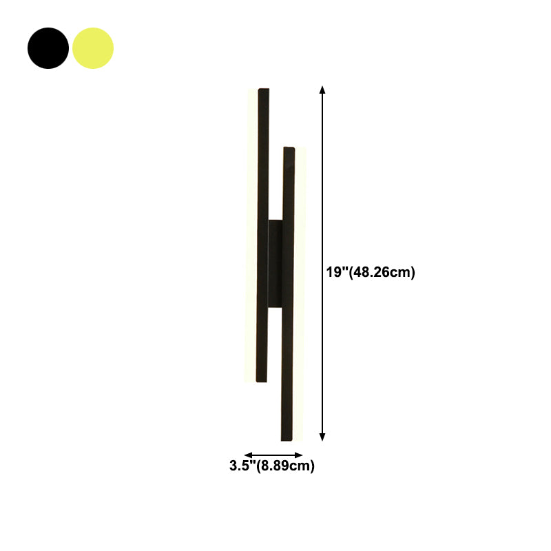 Modern Style Minimalist Wall Mount Light Metal LED Wall Light for Bedroom