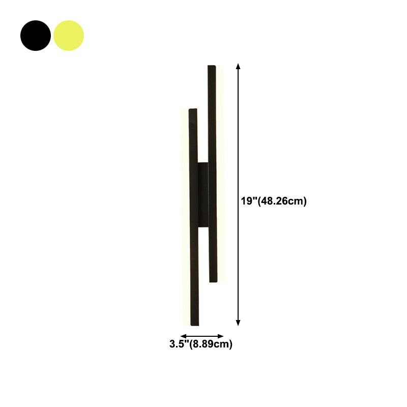 Modern Style Minimalist Wall Mount Light Metal LED Wall Light for Bedroom