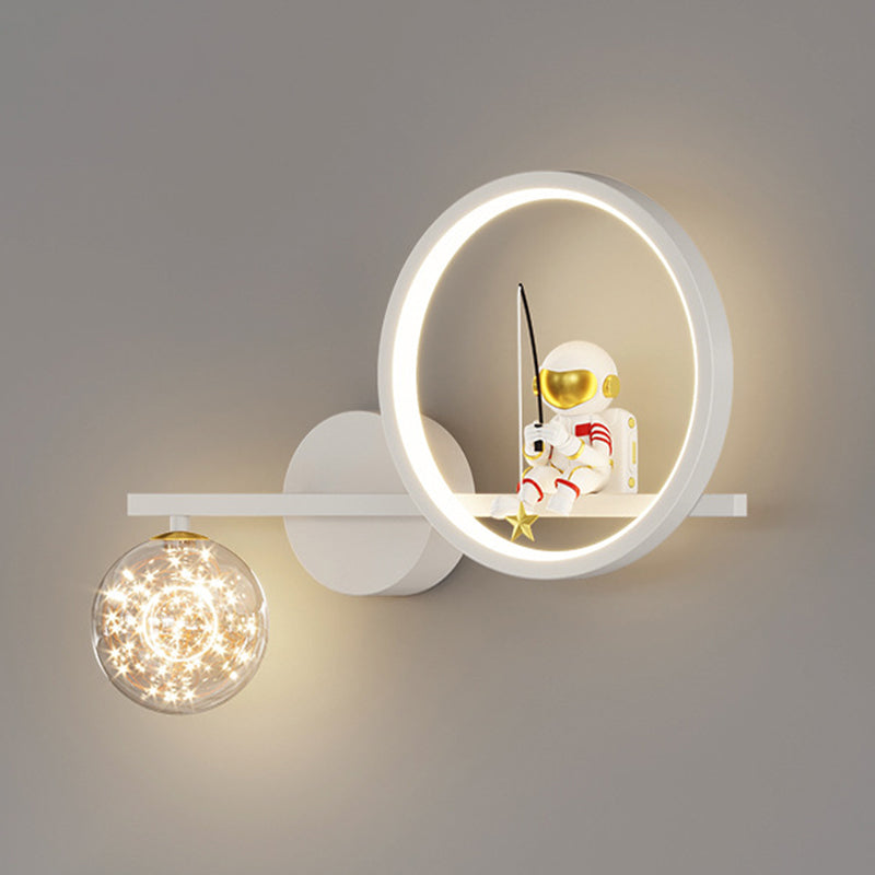 Contemporary Astronaut Wall Light Household Wall Lighting Fixture for Living Room
