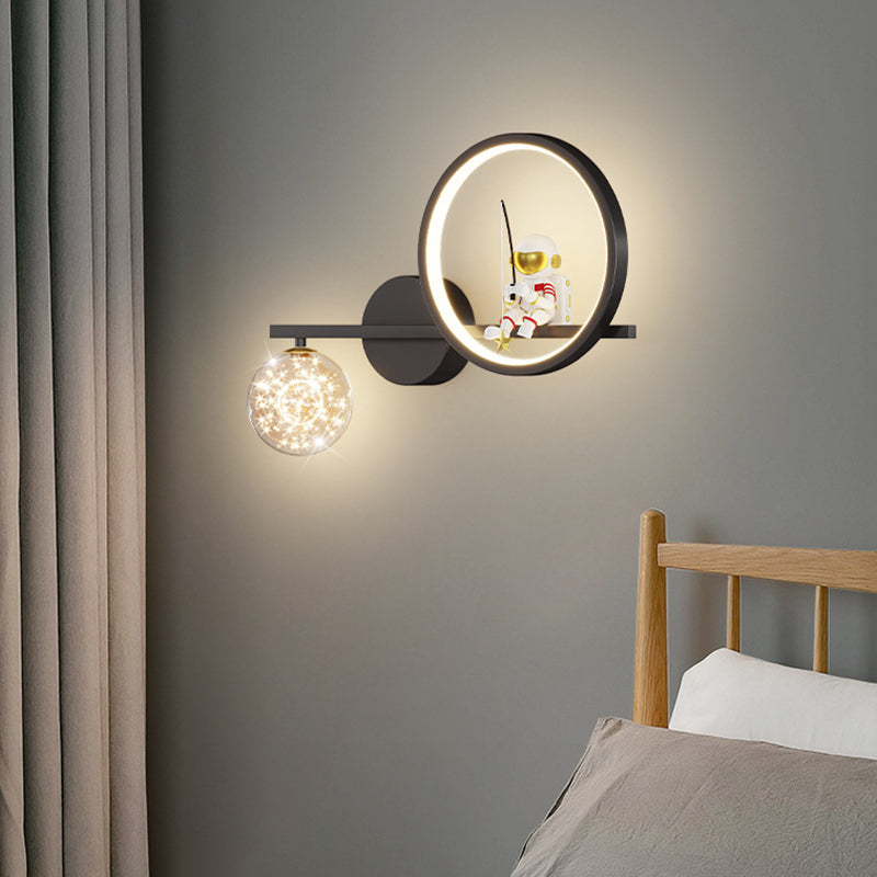 Contemporary Astronaut Wall Light Household Wall Lighting Fixture for Living Room
