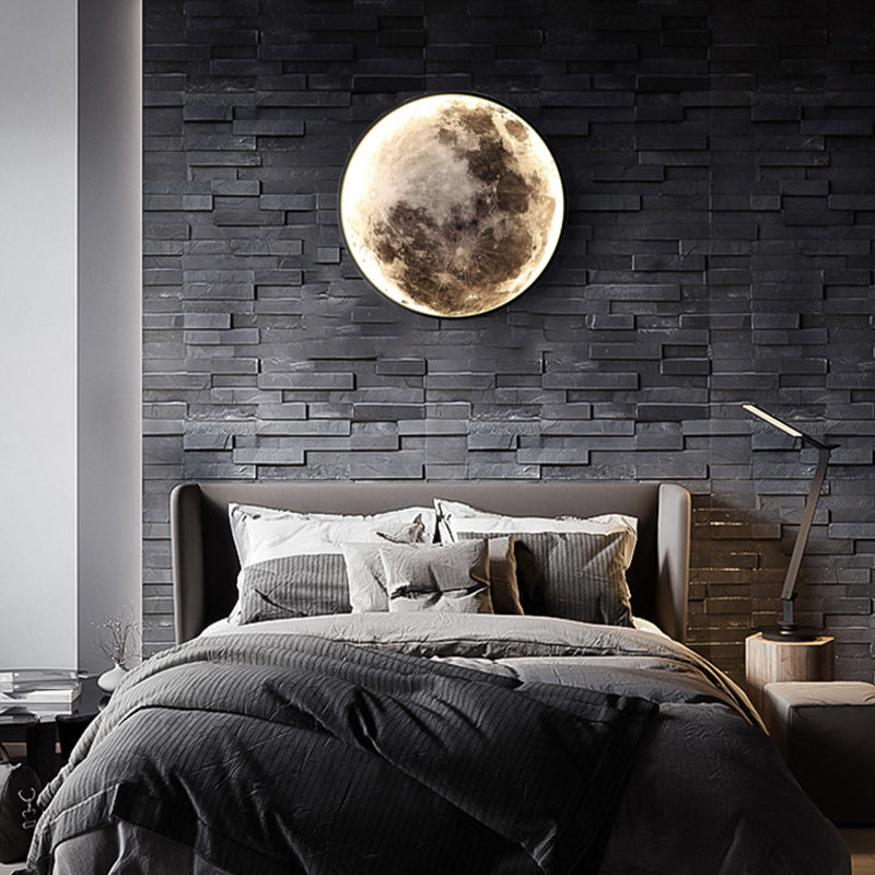 Contemporary Circle LED Wall Light Household Wall Lighting Fixture for Living Room