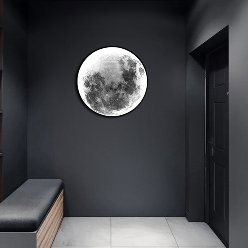 Contemporary Circle LED Wall Light Household Wall Lighting Fixture for Living Room