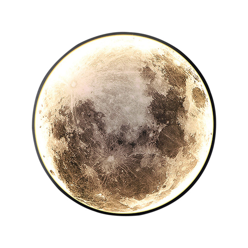 Contemporary Circle LED Wall Light Household Wall Lighting Fixture for Living Room