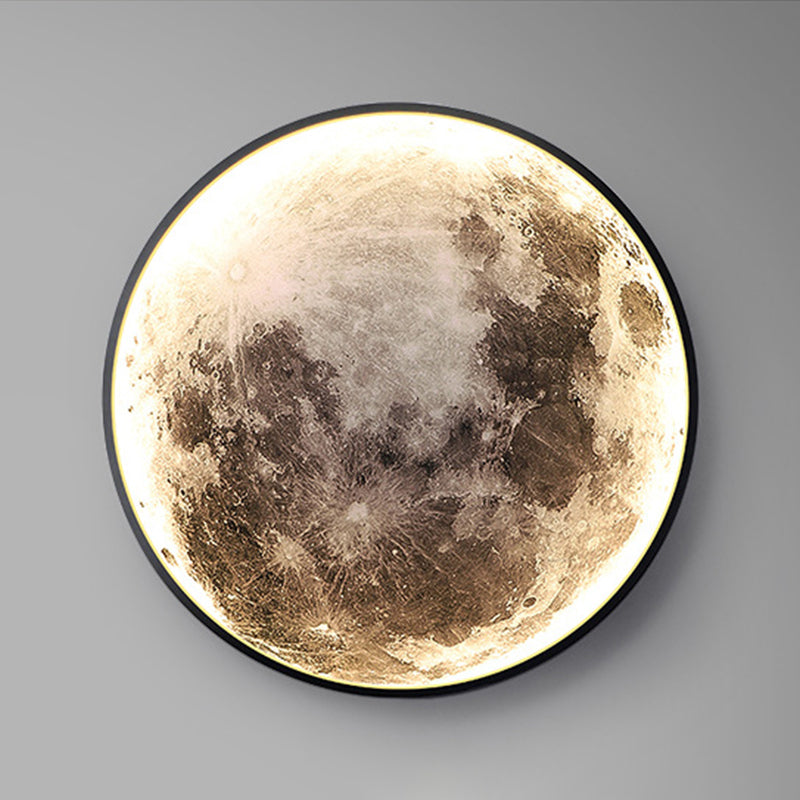 Contemporary Circle LED Wall Light Household Wall Lighting Fixture for Living Room