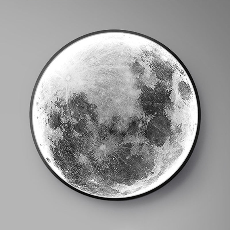 Contemporary Circle LED Wall Light Household Wall Lighting Fixture for Living Room