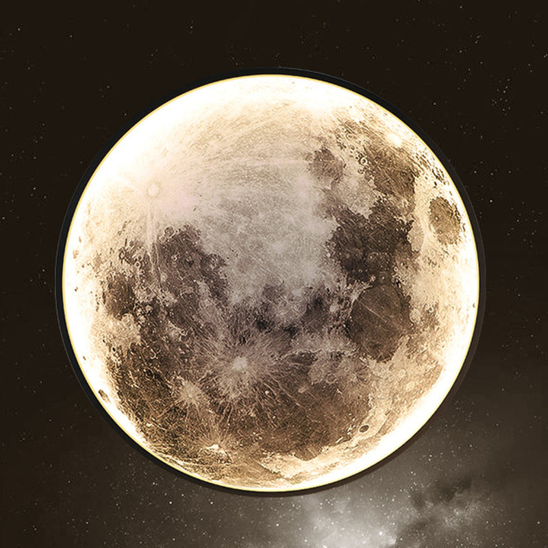 Contemporary Circle LED Wall Light Household Wall Lighting Fixture for Living Room