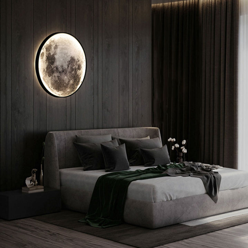 Contemporary Circle LED Wall Light Household Wall Lighting Fixture for Living Room
