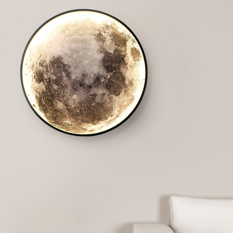 Contemporary Circle LED Wall Light Household Wall Lighting Fixture for Living Room