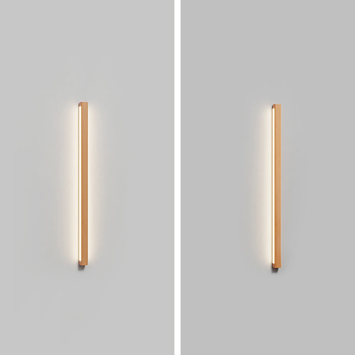 Modern Creative Wall Light Wood Bedside Wall Sconce Light for Living Room