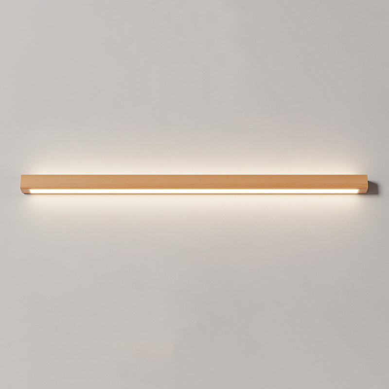 Modern Creative Wall Light Wood Bedside Wall Sconce Light for Living Room