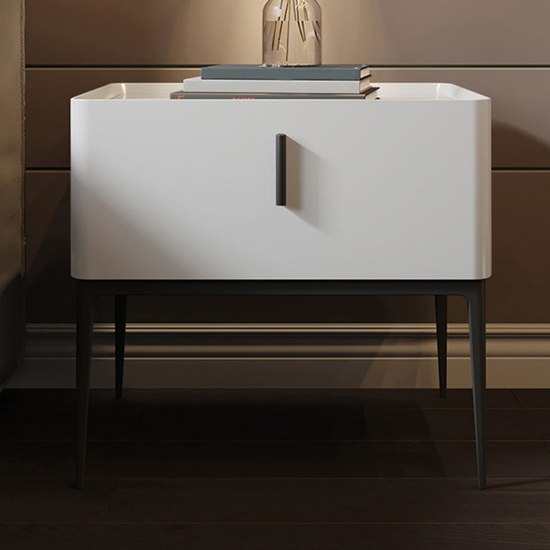 Wooden Drawer Storage Bed Nightstand Modern Night Table for Bedroom