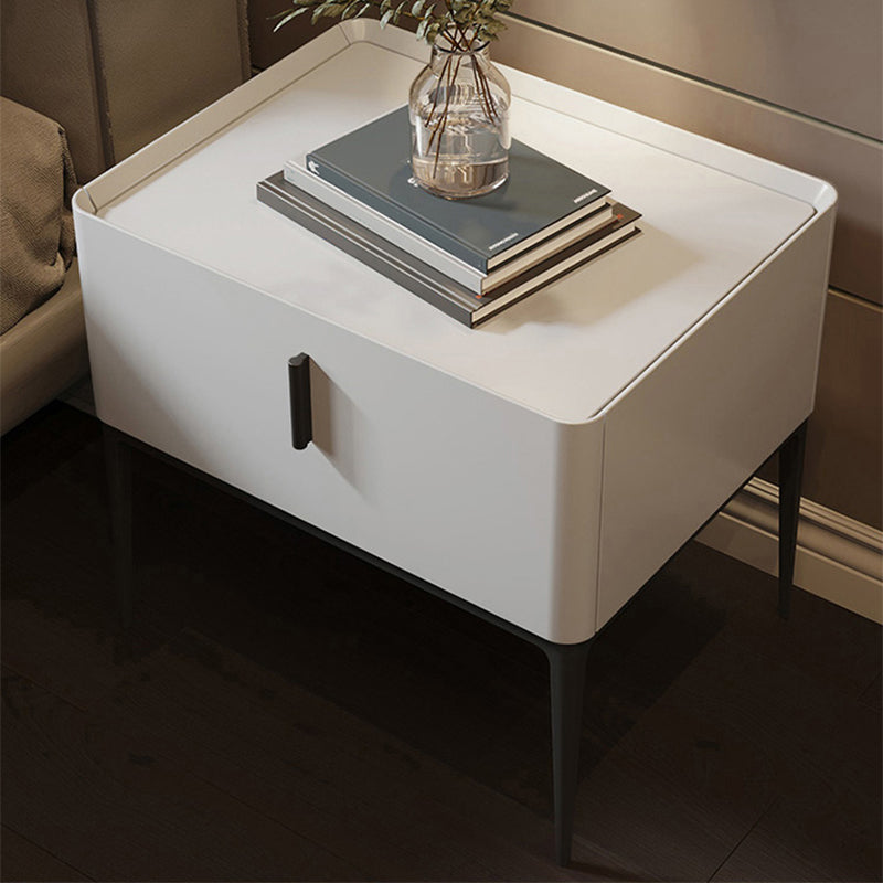 Wooden Drawer Storage Bed Nightstand Modern Night Table for Bedroom