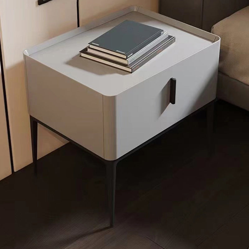 Wooden Drawer Storage Bed Nightstand Modern Night Table for Bedroom