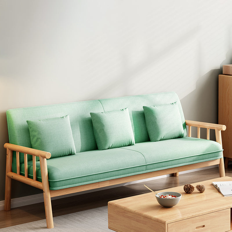 Linen Modern Tight Back Sofa 24"W Square Arm Sofa for Living Room