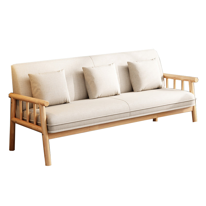 Linen Modern Tight Back Sofa 24"W Square Arm Sofa for Living Room