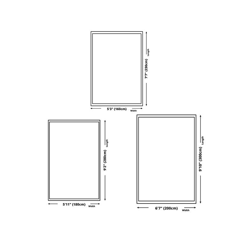 European Area Rug Medallion Print Carpet Polyester Stain Resistant Rug for Home Decor