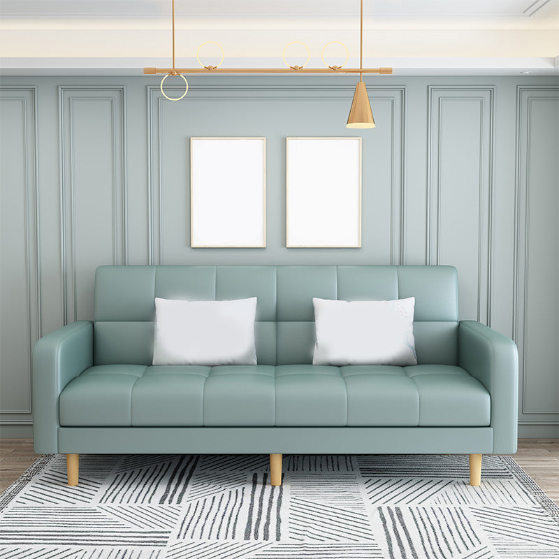 Tight Back Square Arm Sofa/Sectional with Storage and Convertible for Living Room