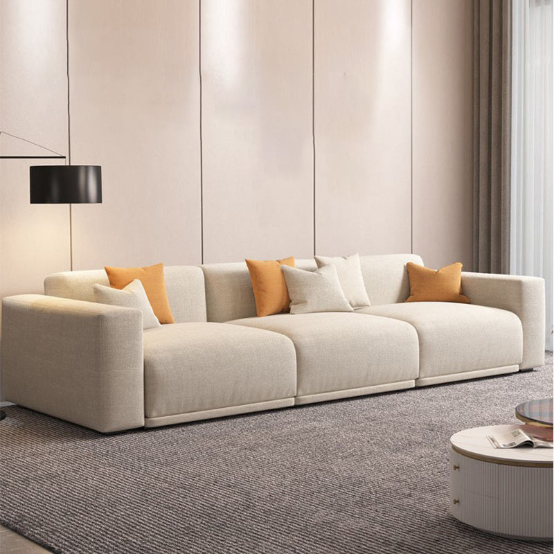 Scandinavian Tight Back Square Arm Sofa/Sectional with Stationary for Living Room