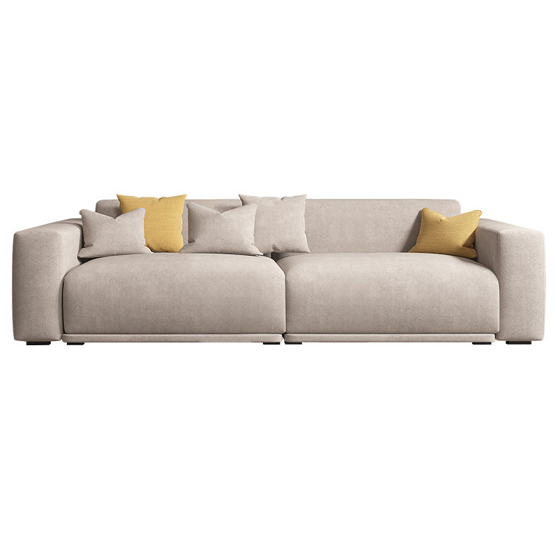Scandinavian Tight Back Square Arm Sofa/Sectional with Stationary for Living Room