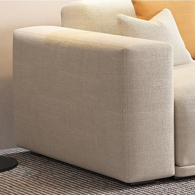 Scandinavian Tight Back Square Arm Sofa/Sectional with Stationary for Living Room