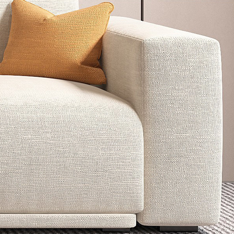 Scandinavian Tight Back Square Arm Sofa/Sectional with Stationary for Living Room