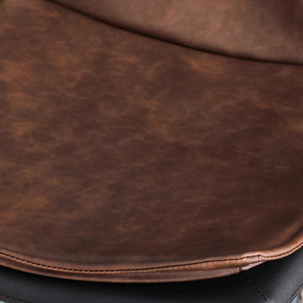 Contemporary Style Bar Stool PU Leather Counter Bar Stool with Metal Legs