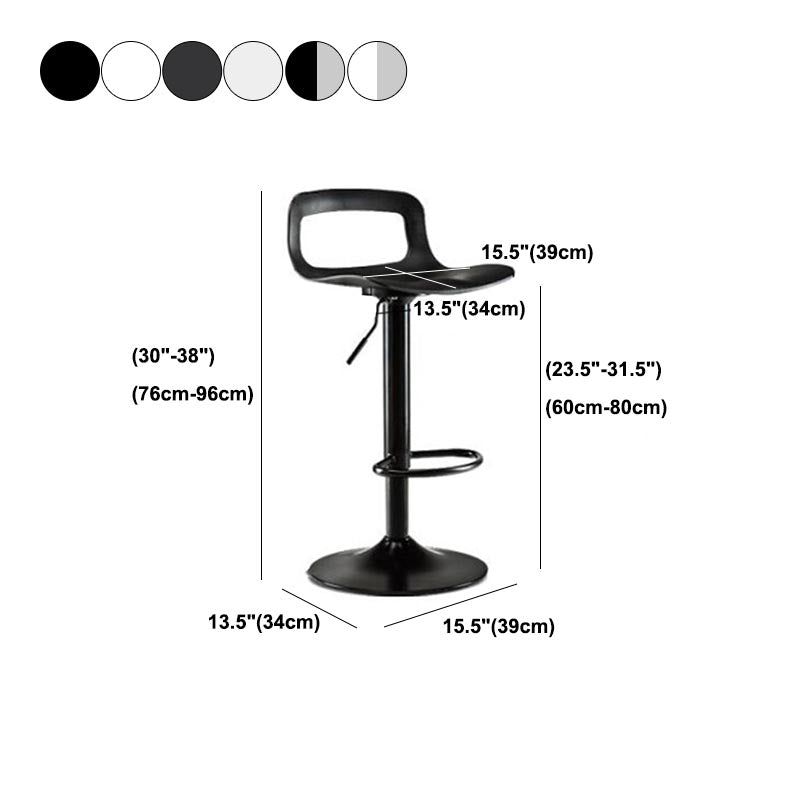 Modern Adjustable Height Bar-stool Metal Counter Bar Stool for Home