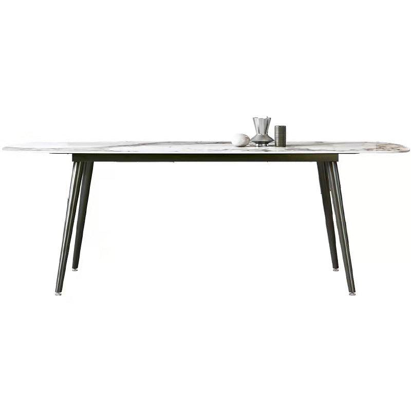 Modern Sintered Stone Dining Rectangle Table Set 1/4/5/7 Pieces Dining Set