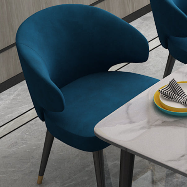 Modern Dinette Set 1/4/5 Pieces Rectangle White Marble Dining Table Set