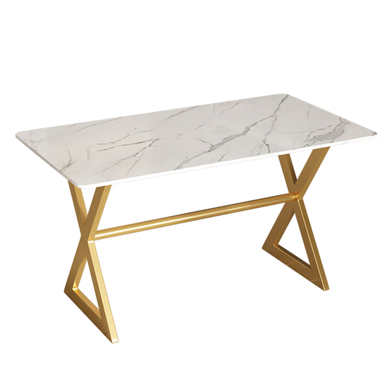 Nordic 1/5/7 Pieces Dining Set Rectangle Stone Dining Table for Dining Room