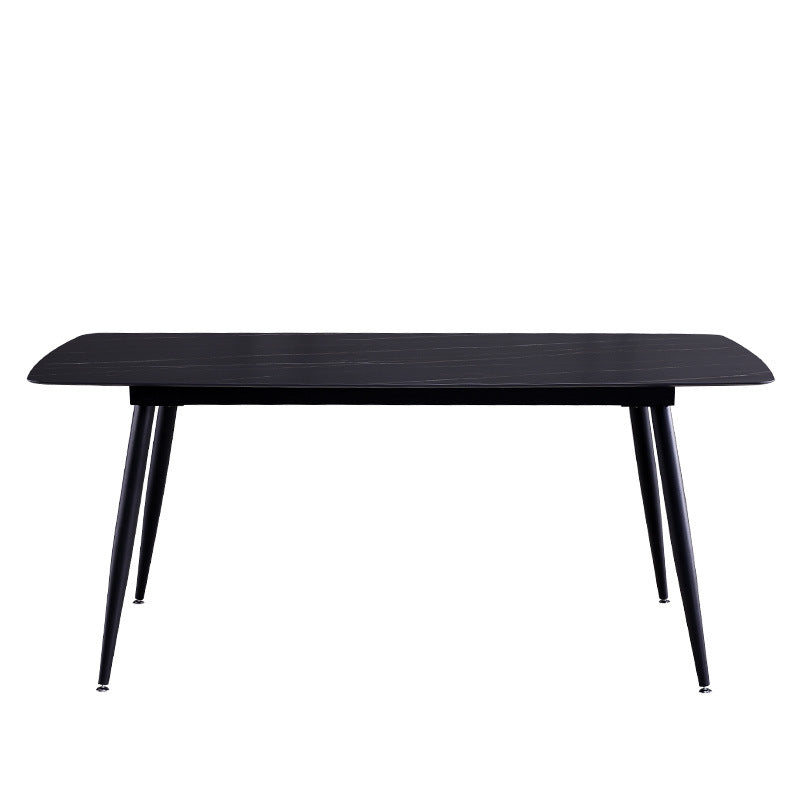 Modern Sintered Stone Dining Rectangle Table Set 1/5/6/7 Pieces Dining Set