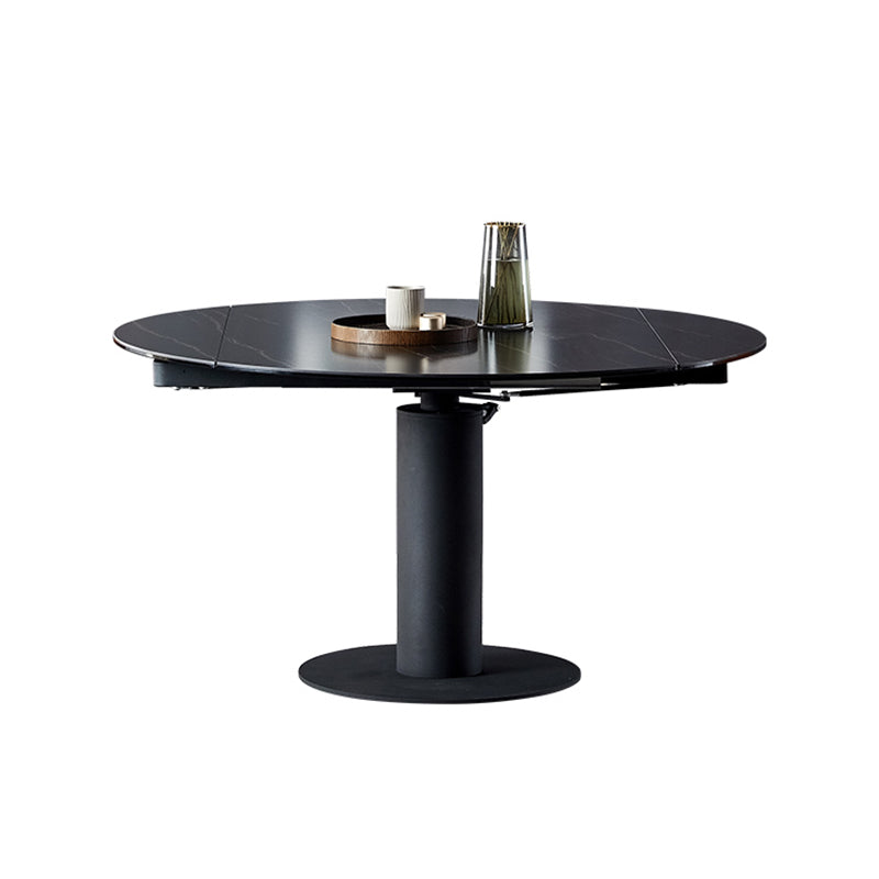 Modern Sintered Stone Dining Round Table Set 1/3/4/5/7 Pieces Dining Set