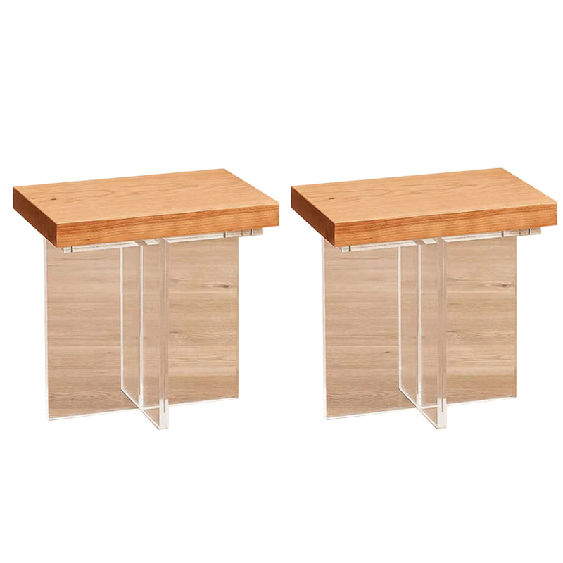 Minimalist Solid Wood Dining Set 1/2/4/5 Pieces Rectangular Dining Furniture Set