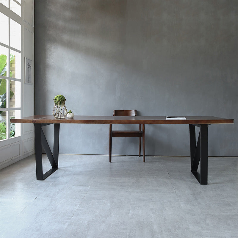 Industrial Solid Wood Dining Table Set 1/2/4 Pisces Dinette Set in Natural