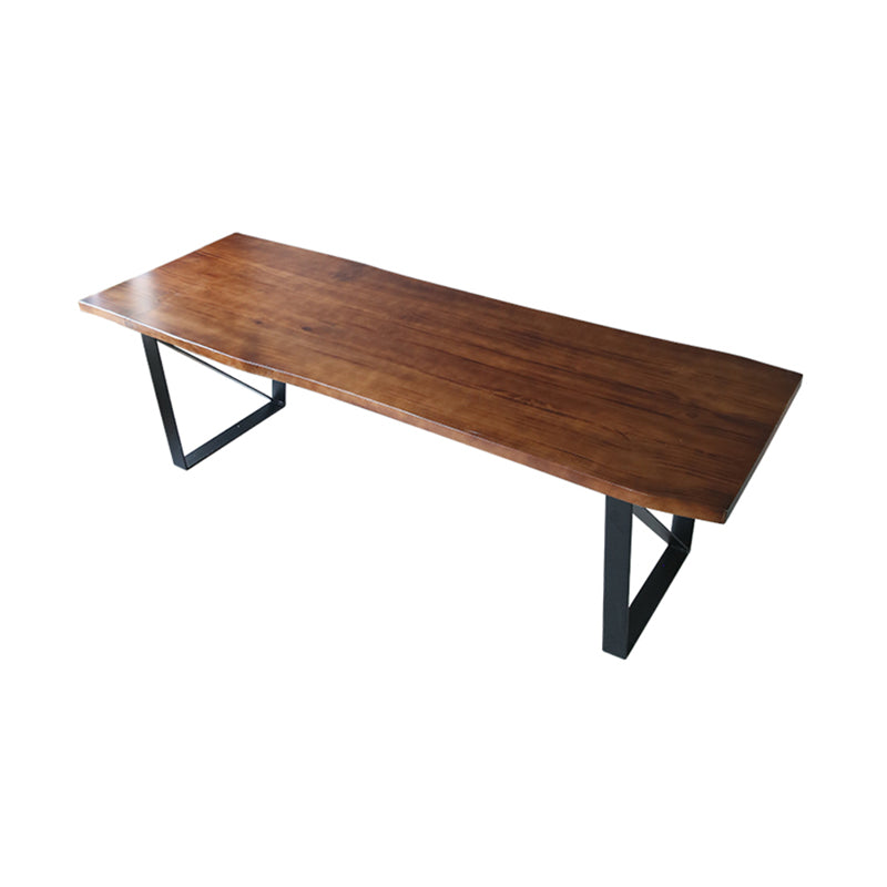 Industrial Solid Wood Dining Table Set 1/2/4 Pisces Dinette Set in Natural