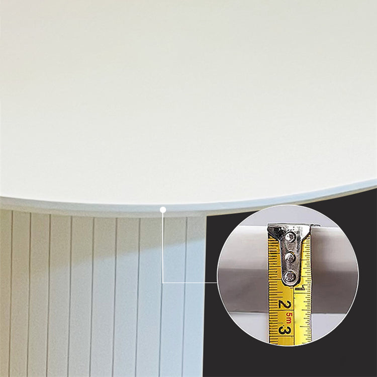 Modern Pine Wood Table for Restaurant White Oval Table with Double Pedestal