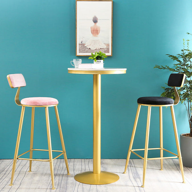 Glam 1/2/3 Pieces Sintered Stone Bar Table Set Fixed Table Counter Set