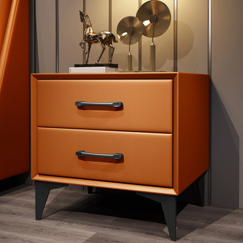 Contemporary Wooden Drawer Storage Bed Nightstand for Bedroom