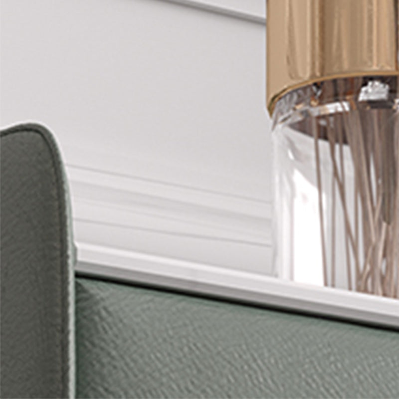 1-Drawer 1-Shelf Accent Table Nightstand 20.47" Tall Stone Nightstand