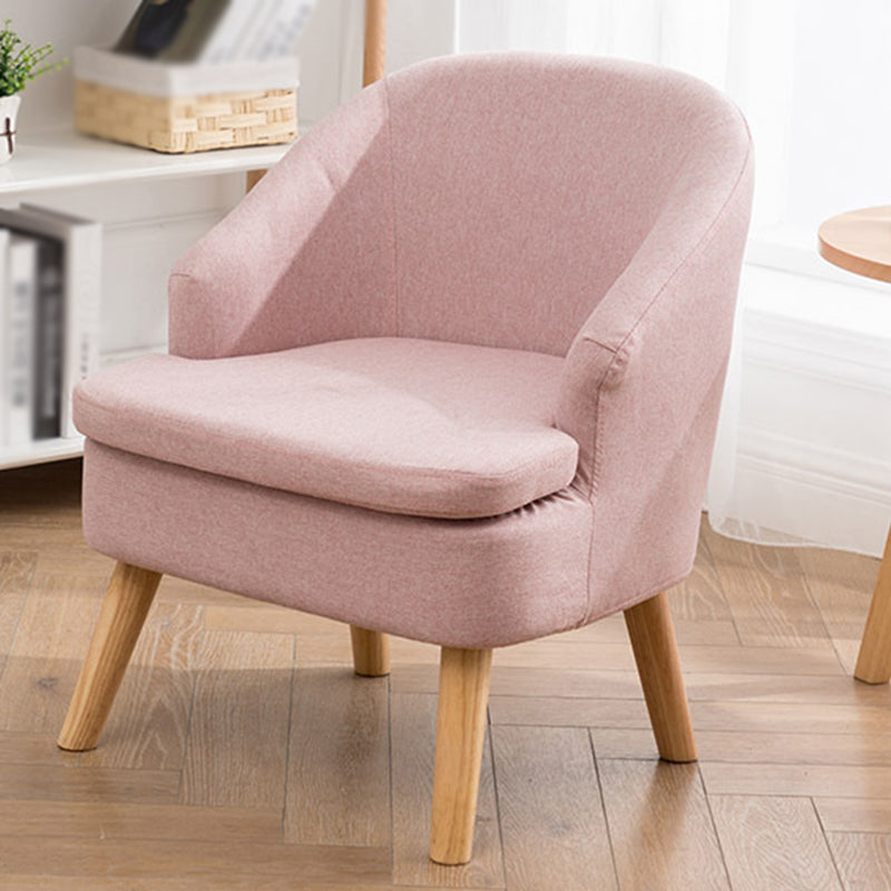 22.04"W*22.04"D Recessed Arms Chair with Basic Four Legs with Tight Back
