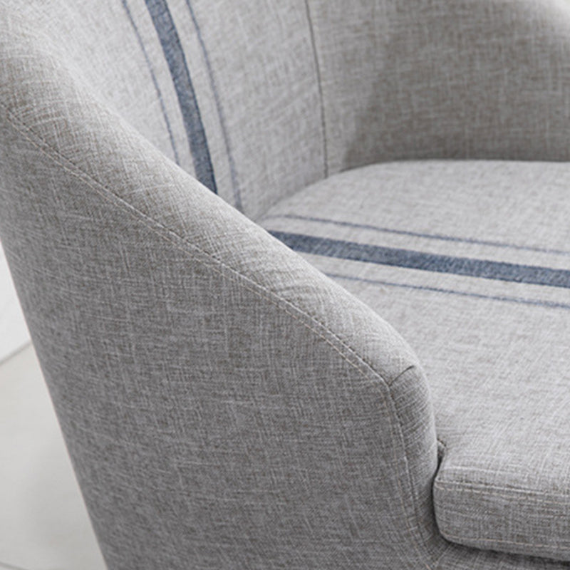 22.04"W*22.04"D Recessed Arms Chair with Basic Four Legs with Tight Back