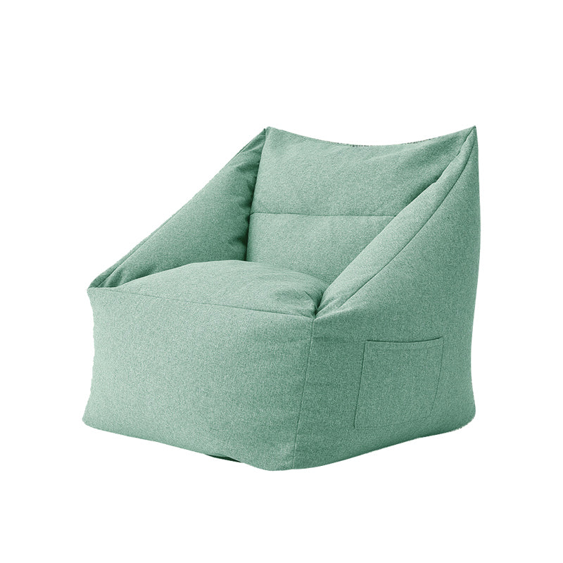 Linen Barrel Accent Chair 25.98" L x 25.98" W x 27.55" H Washable Chair with Storage