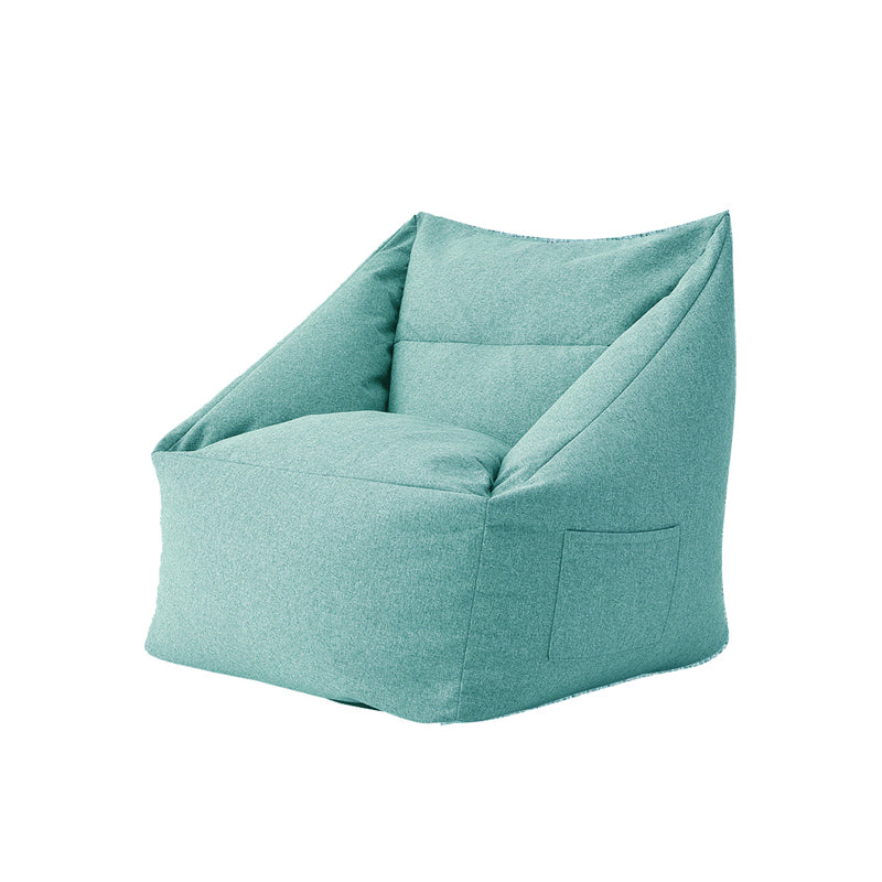 Linen Barrel Accent Chair 25.98" L x 25.98" W x 27.55" H Washable Chair with Storage