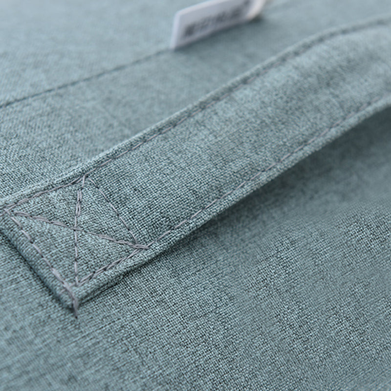 Linen Barrel Accent Chair 25.98" L x 25.98" W x 27.55" H Washable Chair with Storage